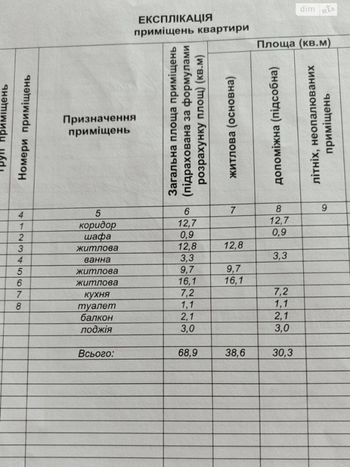 Продажа трехкомнатной квартиры в Хмельницком, на ул. Козака 62, кв. 92, район Дубово фото 1