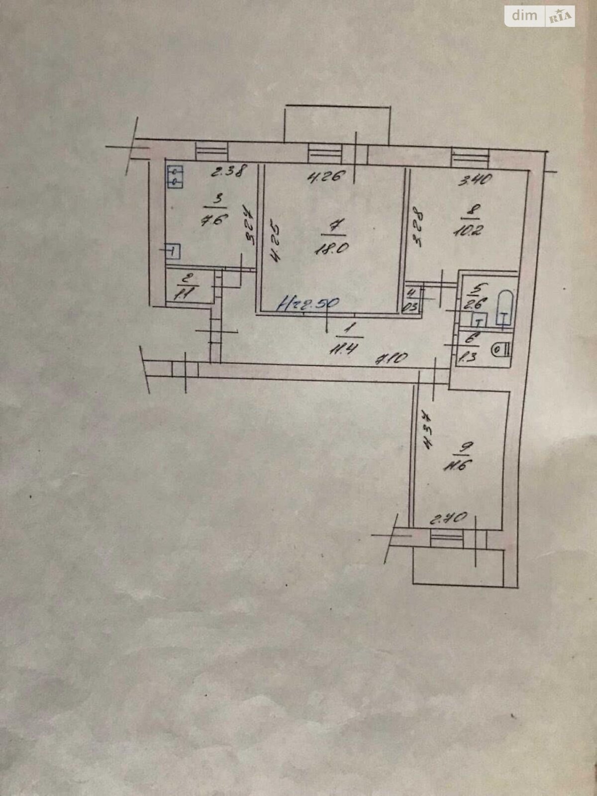 Продажа трехкомнатной квартиры в Хмельницком, на ул. Романа Шухевича, район Гречаны ближние фото 1