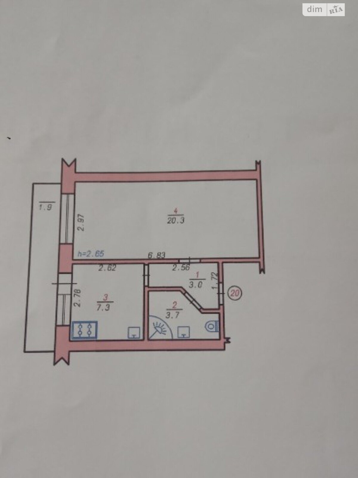 Продаж однокімнатної квартири в Хмельницькому, на вул. Вокзальна, район Гречани ближні фото 1