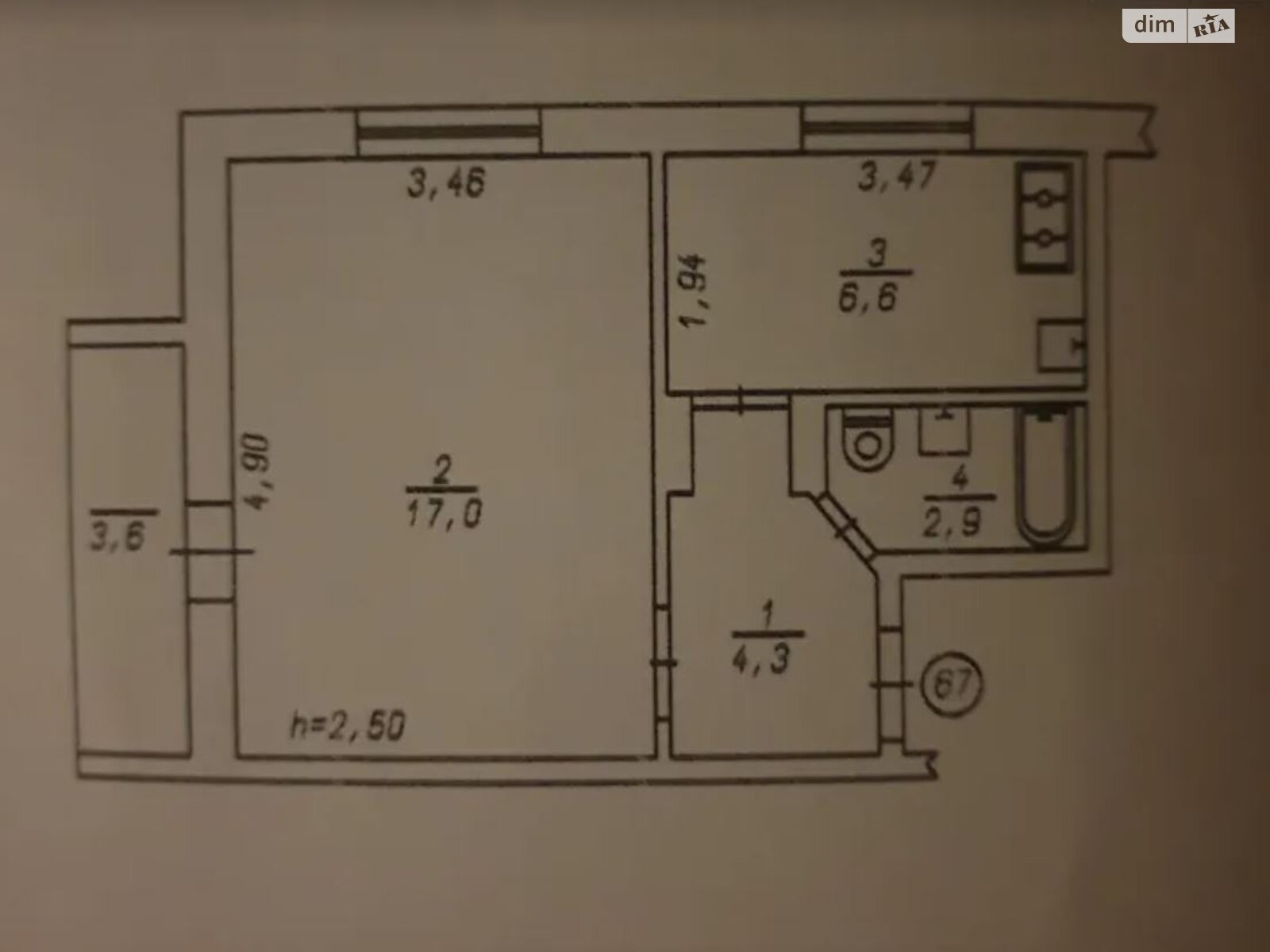 Продажа однокомнатной квартиры в Хмельницком, на ул. Романа Шухевича, район Гречаны ближние фото 1