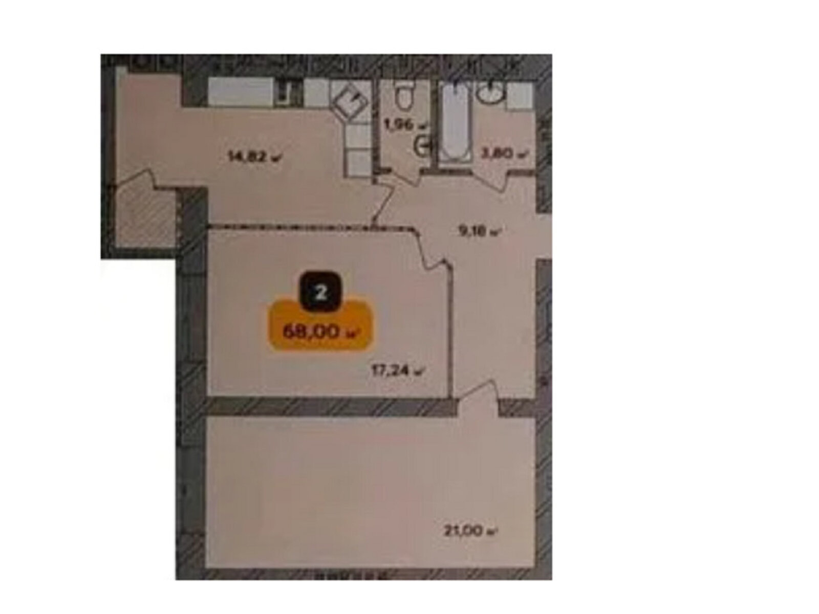 Продажа двухкомнатной квартиры в Хмельницком, на ул. Институтская 6/1А, фото 1 Продажа двухкомнатной квартиры в Хмельницком, на ул. Институтская 6/1А, фото 1