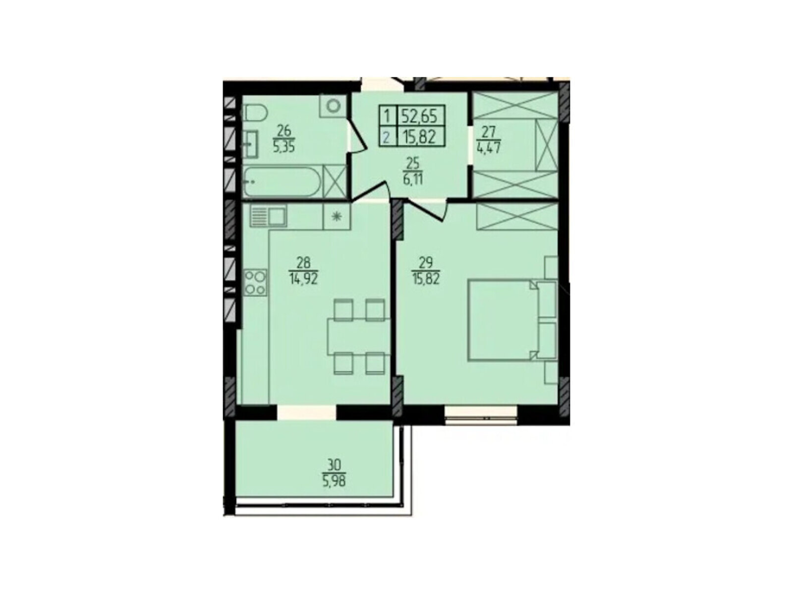 Продажа двухкомнатной квартиры в Хмельницком, на ул. Каменецкая 137А, фото 1 Продажа двухкомнатной квартиры в Хмельницком, на ул. Каменецкая 137А, фото 1