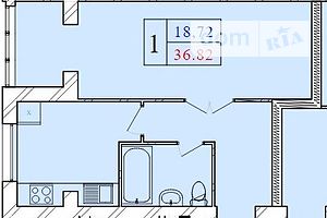 Продаж однокімнатної квартири в Хмельницькому,, район Озерна фото 1