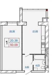 Продажа однокомнатной квартиры в Хмельницком, на ул. Кармелюка, район Озёрный фото 2