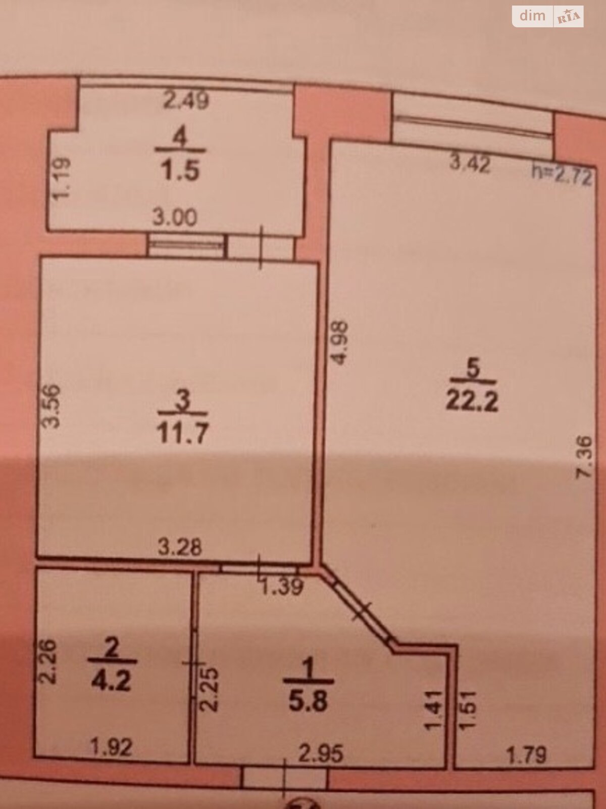 Продажа однокомнатной квартиры в Хмельницком, на ул. Кармелюка 3/5, кв. 12, район Озёрный фото 1