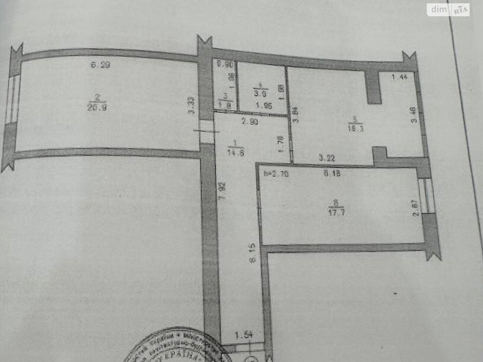 Продажа двухкомнатной квартиры в Хмельницком, на ул. Кармелюка, район Озёрный фото 1