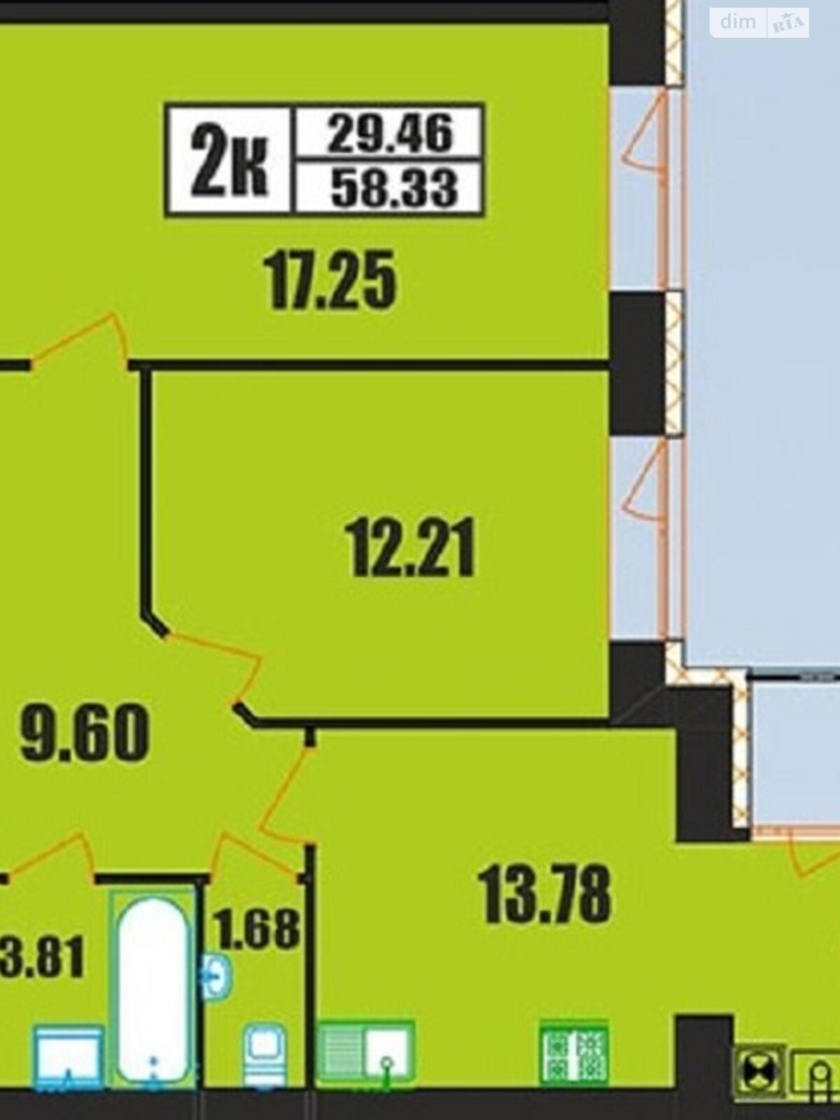 Продаж двокімнатної квартири в Хмельницькому, на вул. Панаса Мирного, район Озерна фото 1 Продаж двокімнатної квартири в Хмельницькому, на вул. Панаса Мирного, район Озерна фото 1