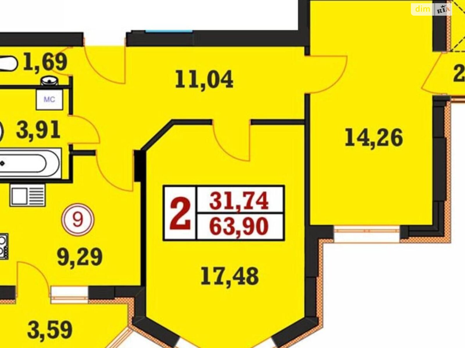 Продажа двухкомнатной квартиры в Хмельницком, на ул. Панаса Мирного, район Озёрный фото 1 Продажа двухкомнатной квартиры в Хмельницком, на ул. Панаса Мирного, район Озёрный фото 1