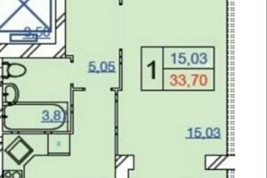 Продажа однокомнатной квартиры в Хмельницком, на ул. Панаса Мирного, район Озёрный фото 2