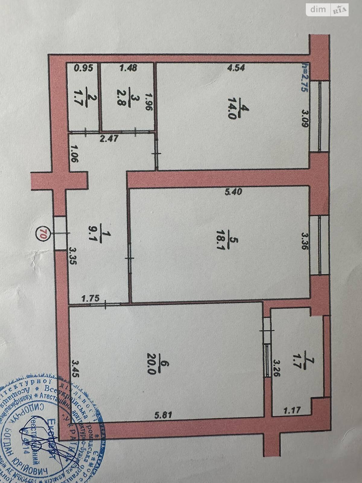 Продажа двухкомнатной квартиры в Хмельницком, на ул. Сечевых Стрельцов, район Озёрный фото 1