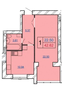 Продажа однокомнатной квартиры в Хмельницком, на ул. Сечевых Стрельцов 8Б, район Озёрный фото 2