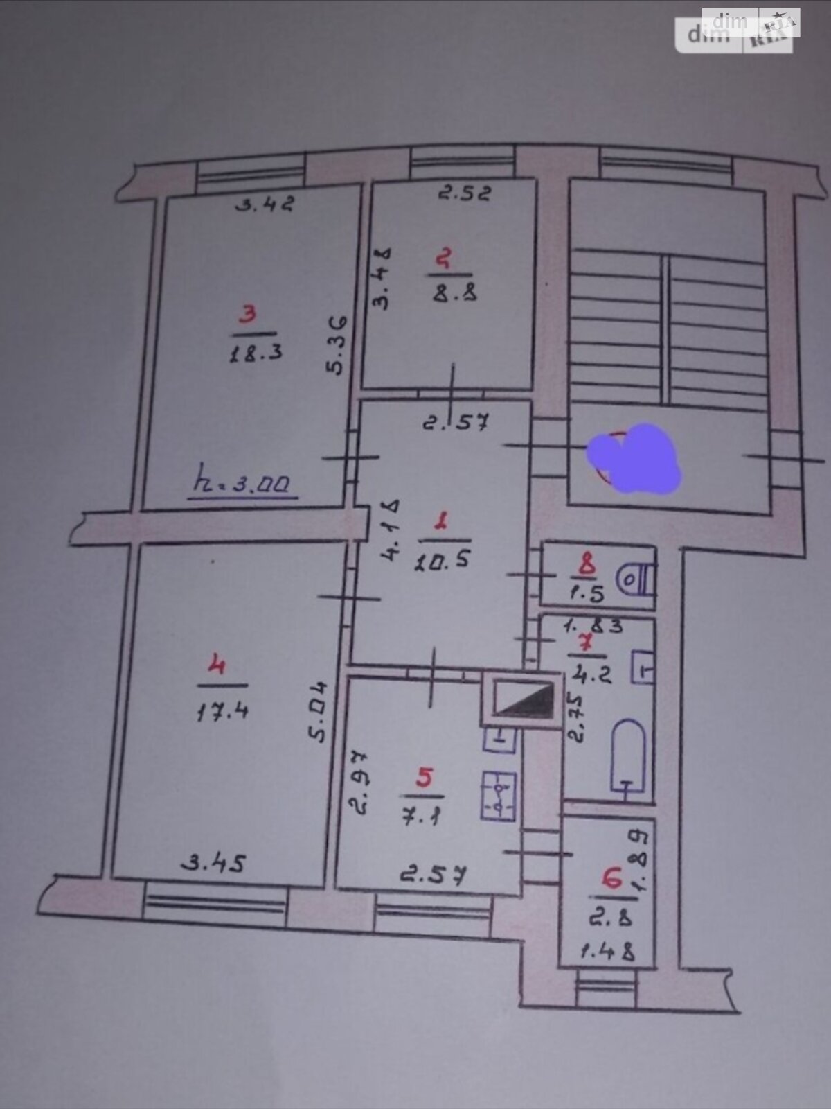 Продажа трехкомнатной квартиры в Хмельницком, на ул. Героев АТО, район Раково фото 1 Продажа трехкомнатной квартиры в Хмельницком, на ул. Героев АТО, район Раково фото 1