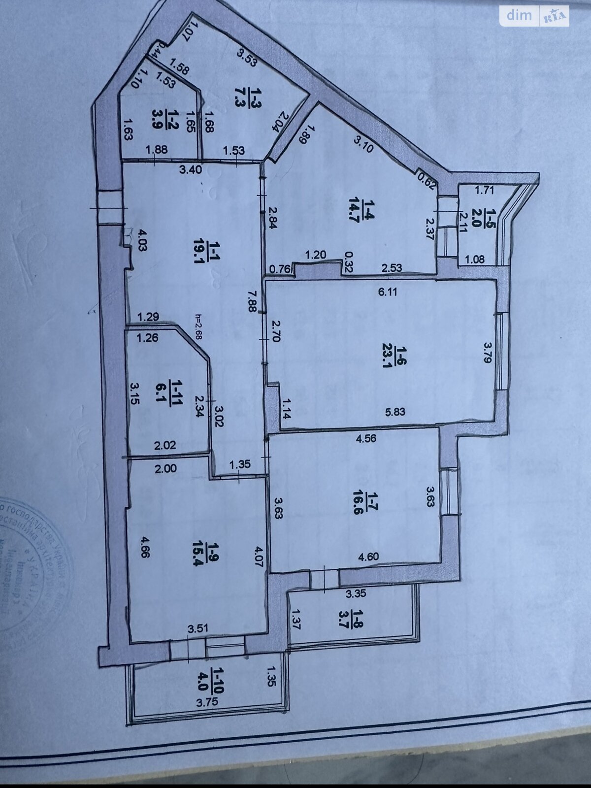 Продажа трехкомнатной квартиры в Хмельницком, на ул. Степана Бандеры 2/1А, кв. 51, район Центр фото 1