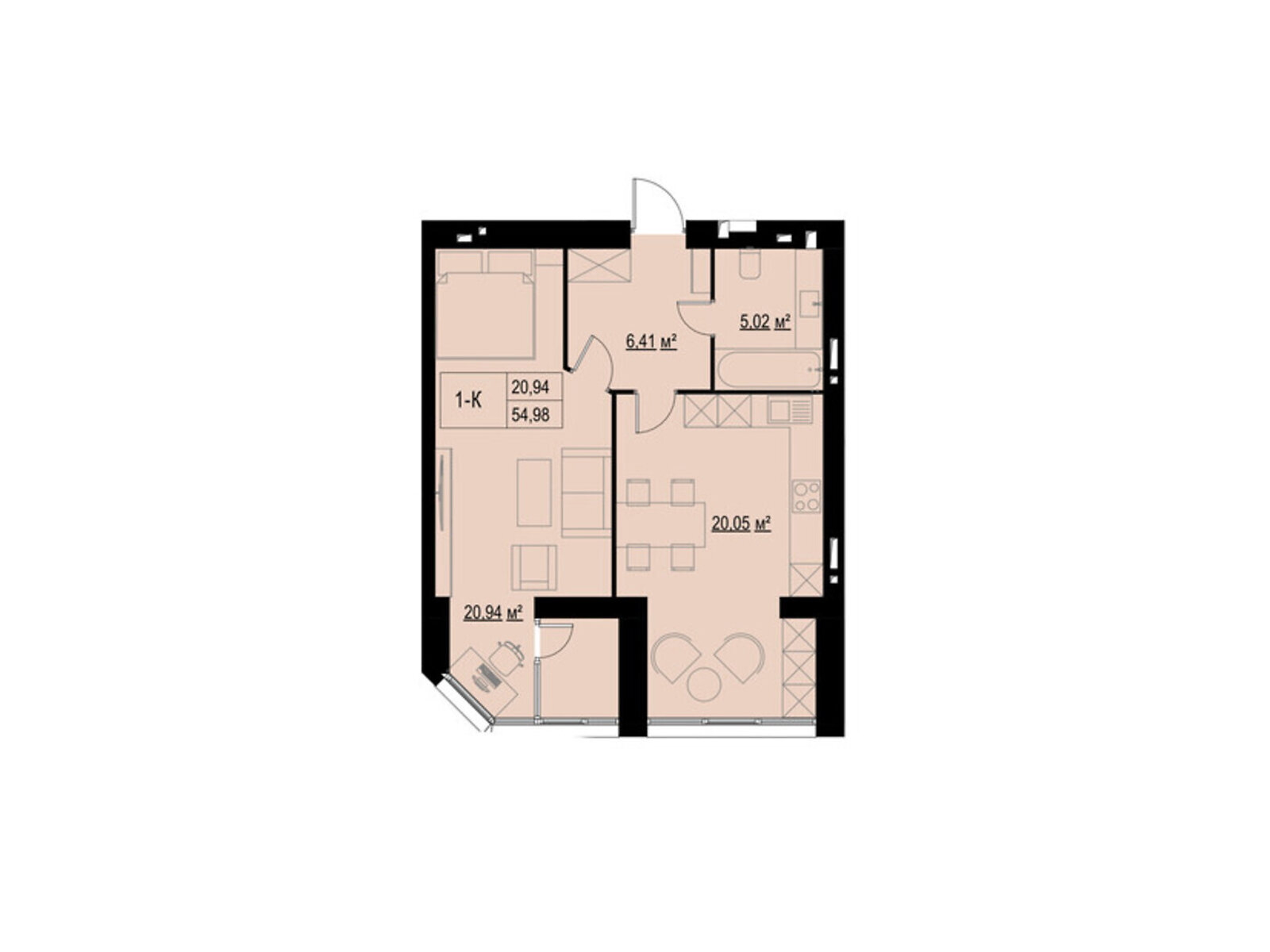 Продажа однокомнатной квартиры в Хмельницком, на шоссе Старокостянтиновское 7/2, район Центр фото 1