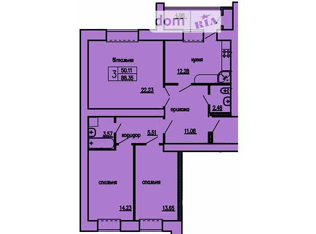 Продажа квартиры, 3 ком., Хмельницкий, р‑н. Выставка Продажа квартиры, 3 ком., Хмельницкий, р‑н. Выставка