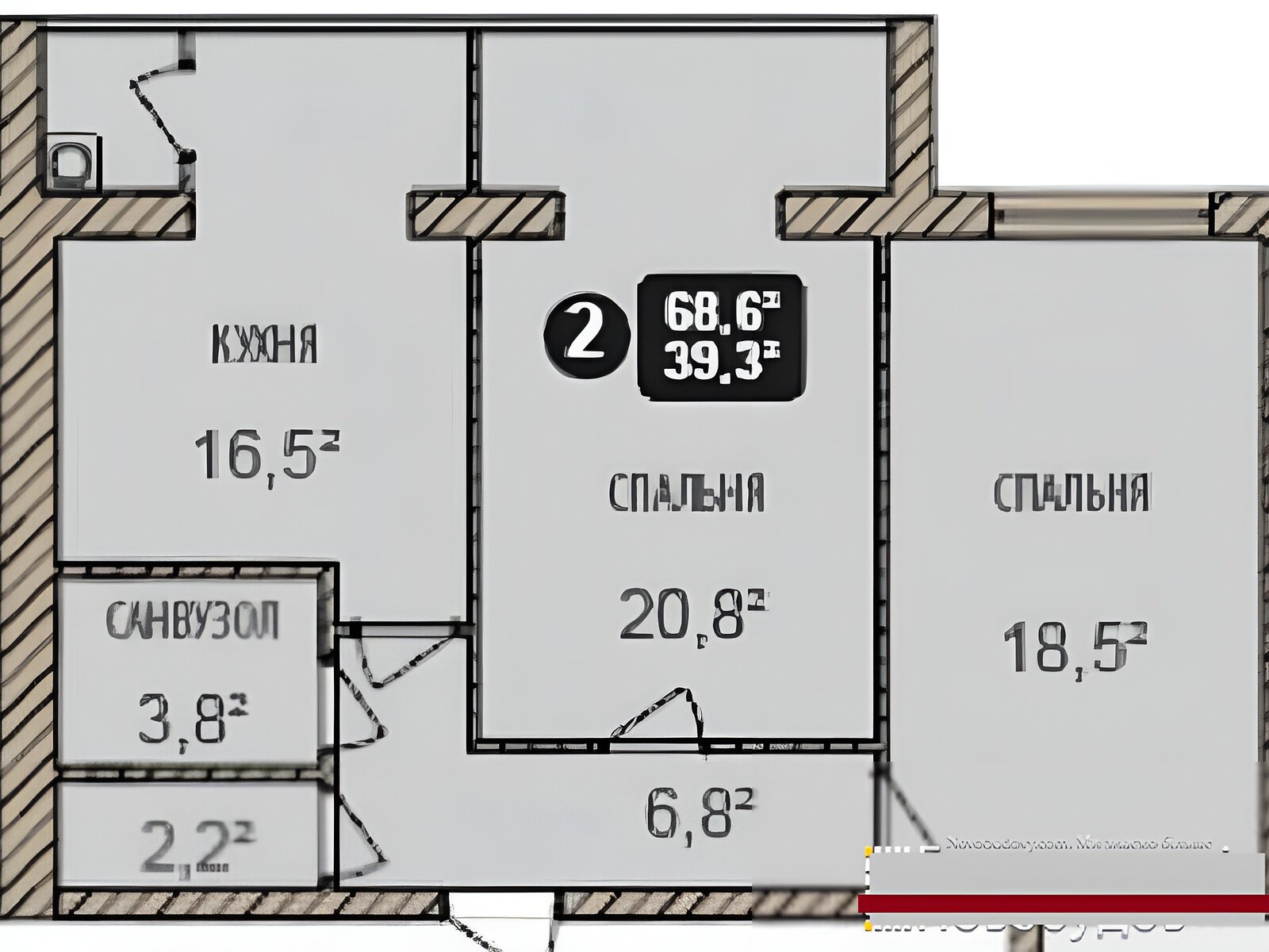 Продажа двухкомнатной квартиры в Хмельницком, на ул. Озерная 16Б корпус 2, кв. 78, район Выставка фото 1 Продажа двухкомнатной квартиры в Хмельницком, на ул. Озерная 16Б корпус 2, кв. 78, район Выставка фото 1