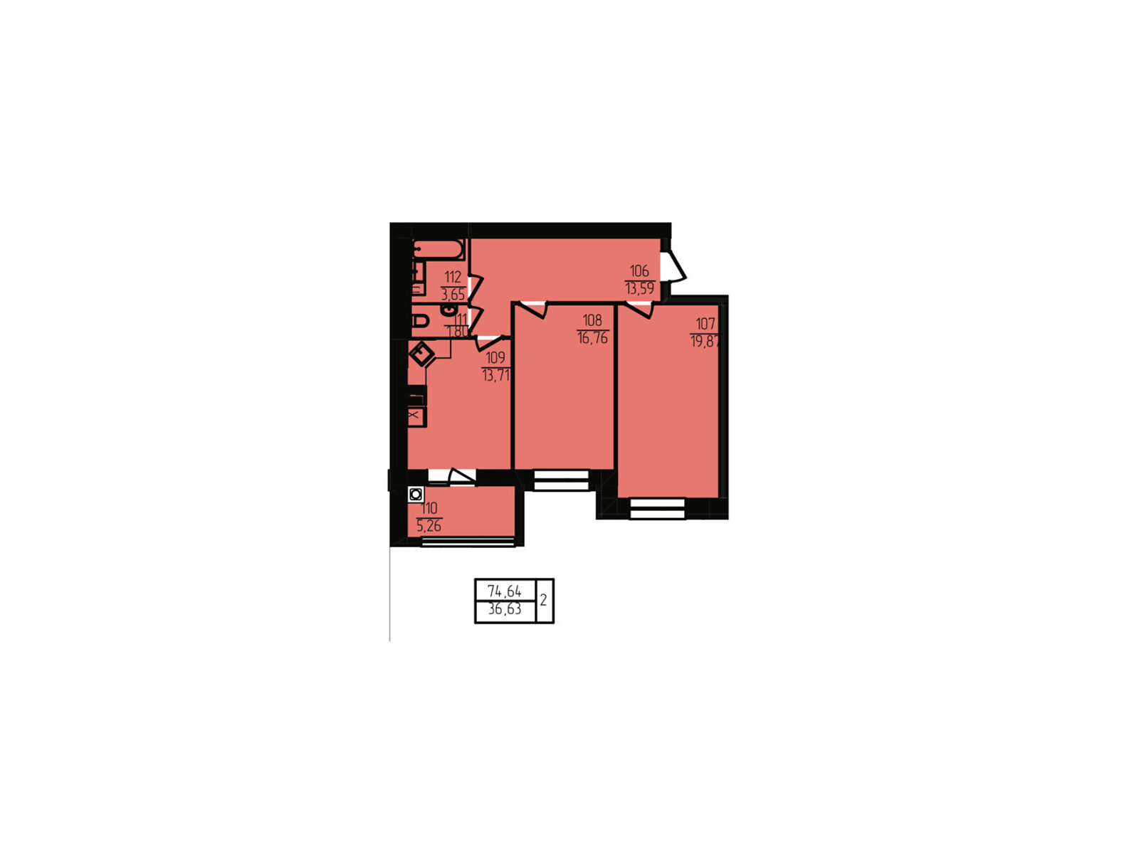 Продажа двухкомнатной квартиры в Хмельницком, на ул. Озерная 20/4Б, район Выставка фото 1 Продажа двухкомнатной квартиры в Хмельницком, на ул. Озерная 20/4Б, район Выставка фото 1