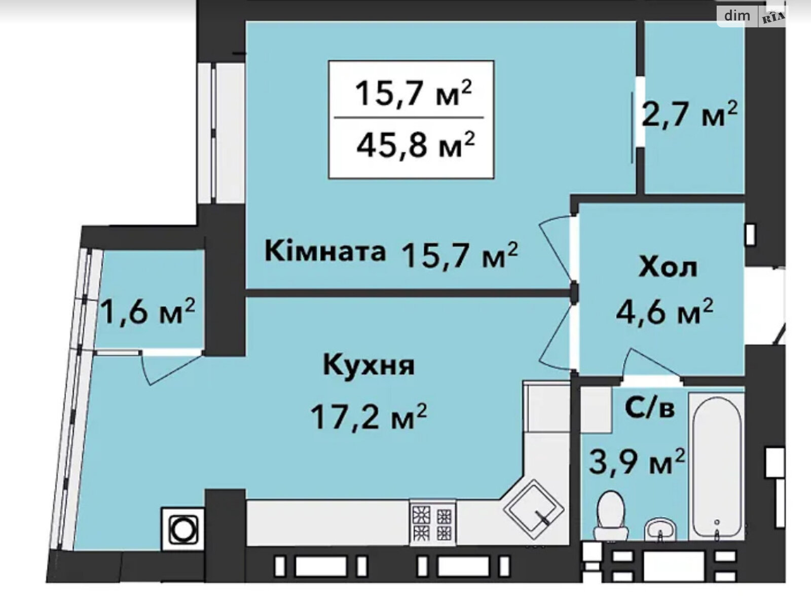 Продажа однокомнатной квартиры в Хмельницком, на ул. Панаса Мирного 9, район Выставка фото 1