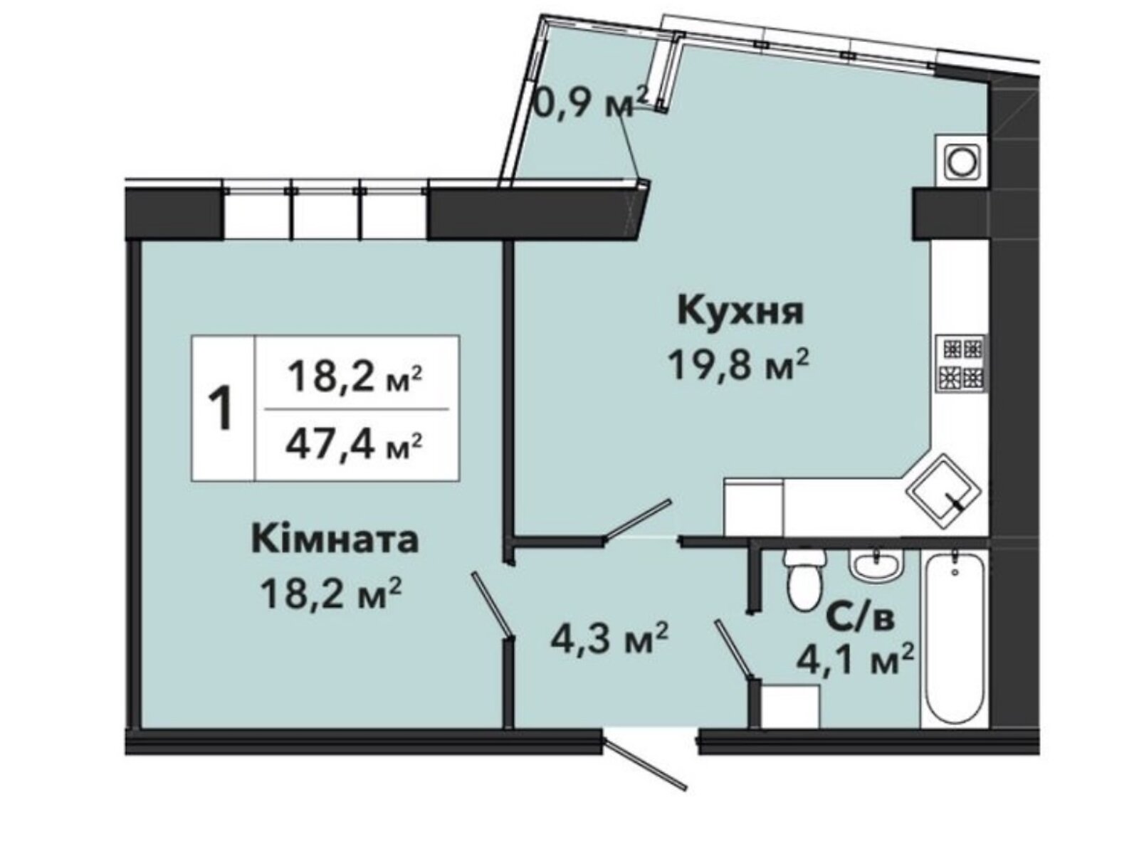 Продажа однокомнатной квартиры в Хмельницком, на ул. Панаса Мирного 9, район Выставка фото 1 Продажа однокомнатной квартиры в Хмельницком, на ул. Панаса Мирного 9, район Выставка фото 1