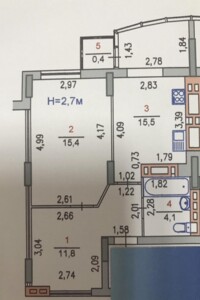 Продаж однокімнатної квартири в Хмельницькому, на вул. Свободи, район Виставка фото 2