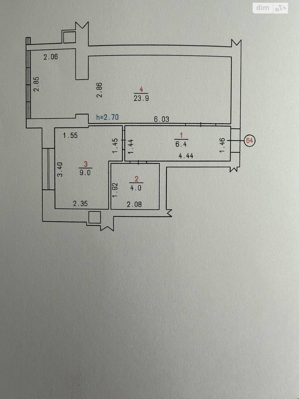 Продаж однокімнатної квартири в Хмельницькому, на вул. Вінницька 1/8Б, район Виставка фото 1