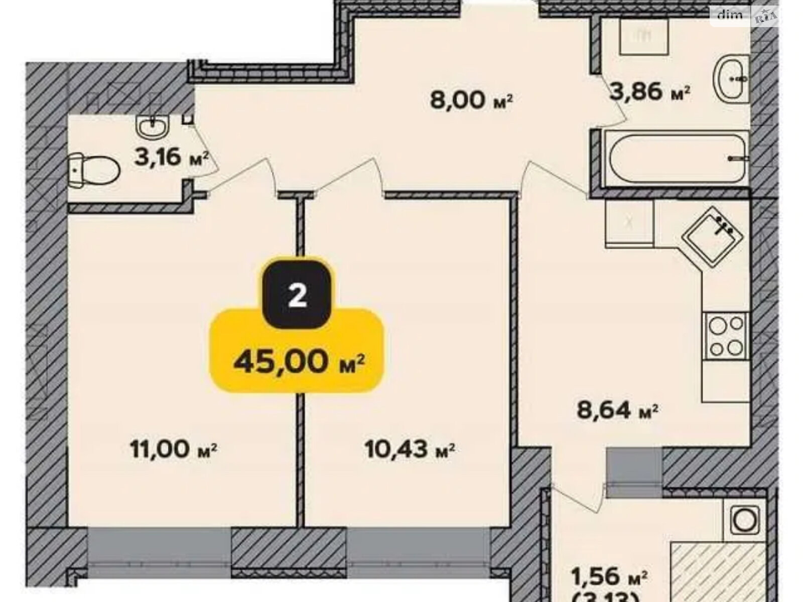 Продажа двухкомнатной квартиры в Хмельницком, на ул. Институтская, район Юго-Западный фото 1 Продажа двухкомнатной квартиры в Хмельницком, на ул. Институтская, район Юго-Западный фото 1