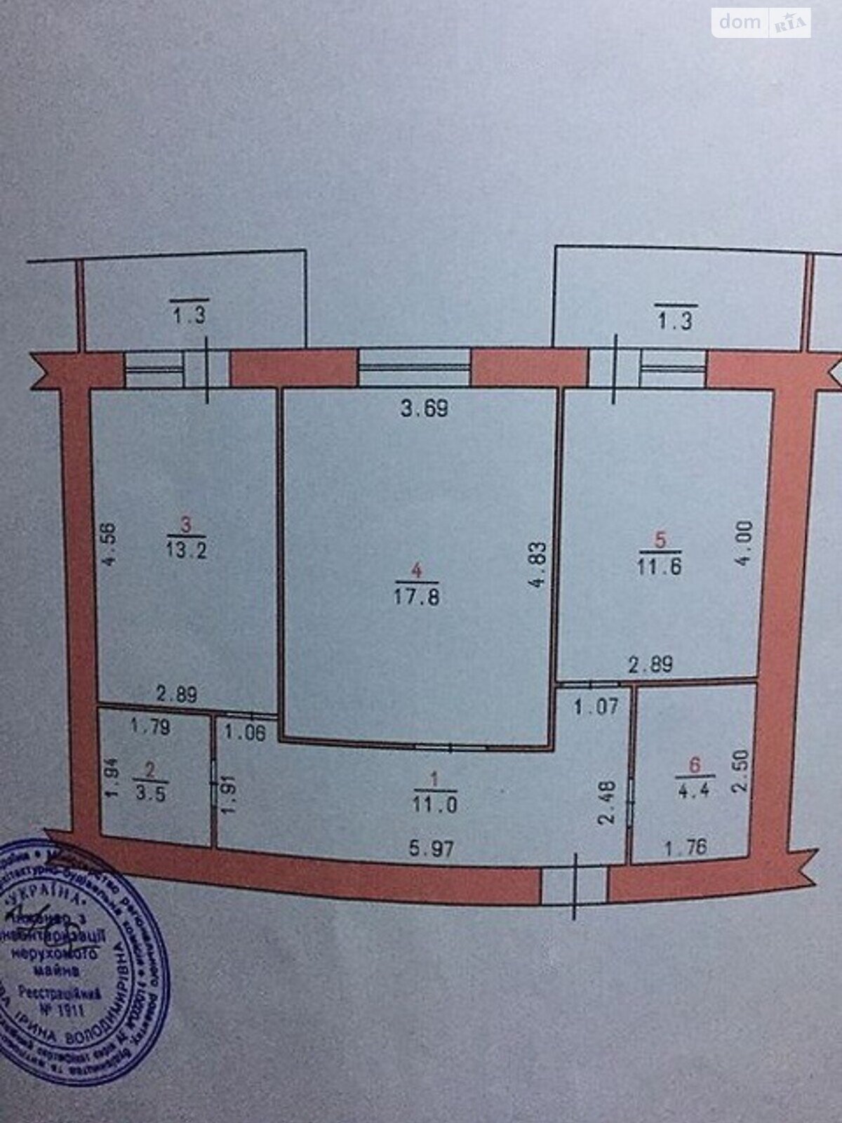 Продаж двокімнатної квартири в Хмельницькому, на вул. Нижня Берегова 2/2В, район Заріччя фото 1