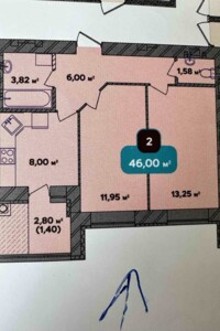 Продажа двухкомнатной квартиры в Хмельницком, на ул. Нижняя Береговая 1Б, район Заречье фото 2