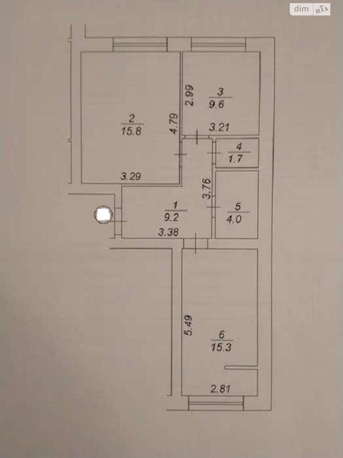 Продаж двокімнатної квартири в Хотові, на вул. Промислова 1, фото 1