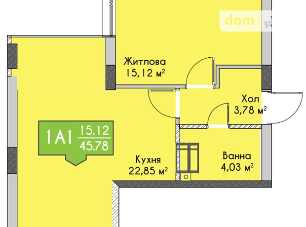 Продажа квартиры, 1 ком., Киевская, Ирпень, Чехова улица, дом 27 Продажа квартиры, 1 ком., Киевская, Ирпень, Чехова улица, дом 27