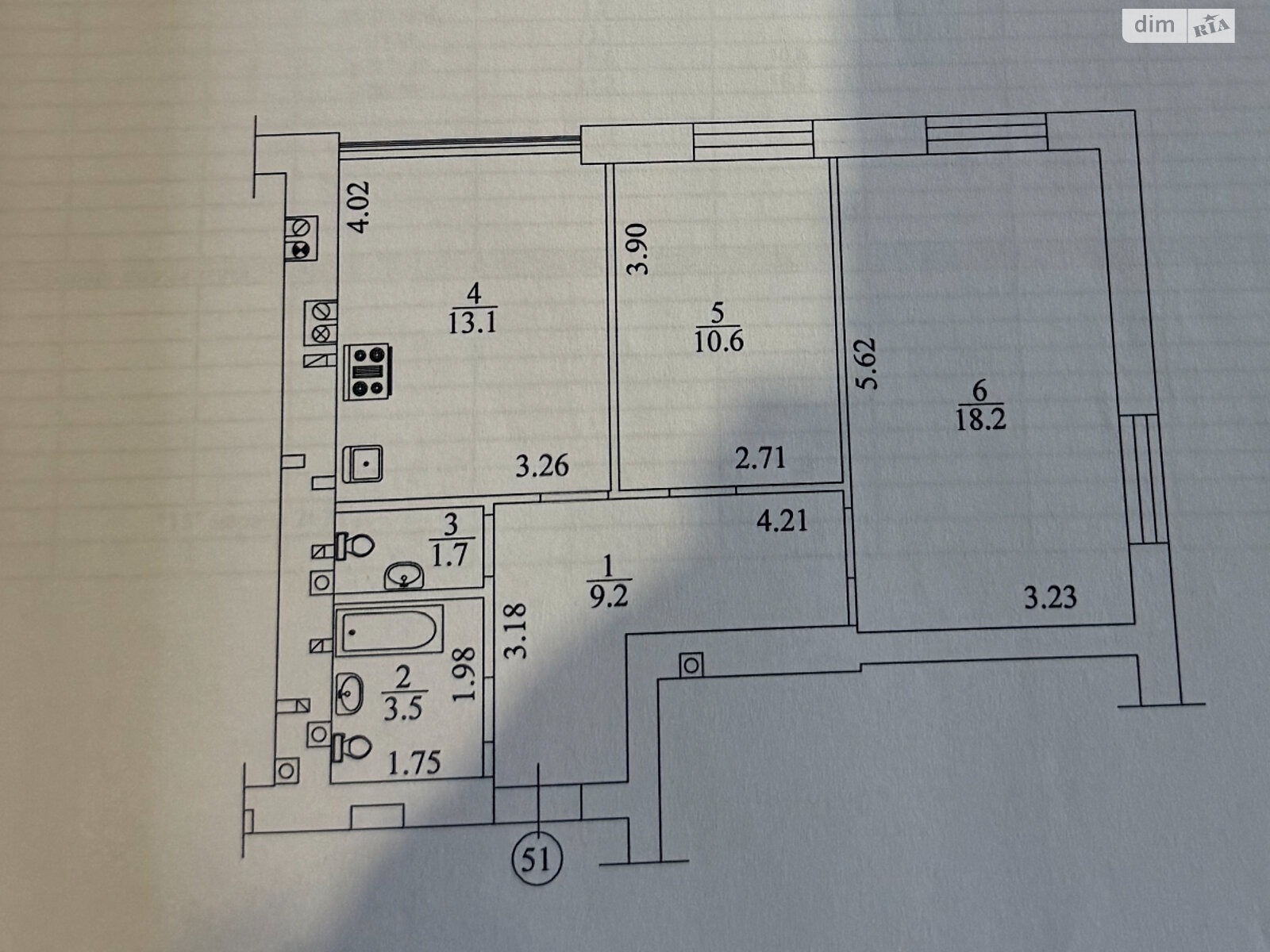 Продаж двокімнатної квартири в Ірпені, на вул. Дмитра Павличка 34, кв. 51, фото 1 Продаж двокімнатної квартири в Ірпені, на вул. Дмитра Павличка 34, кв. 51, фото 1