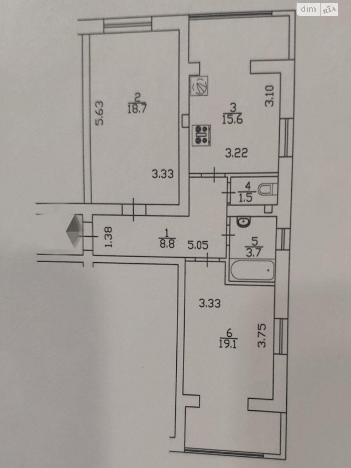 Продажа двухкомнатной квартиры в Ирпене, на ул. Мечникова 104А, фото 1