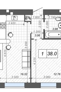 Продаж однокімнатної квартири в Ірпені, на вул. Павленка, район Ірпінь фото 2