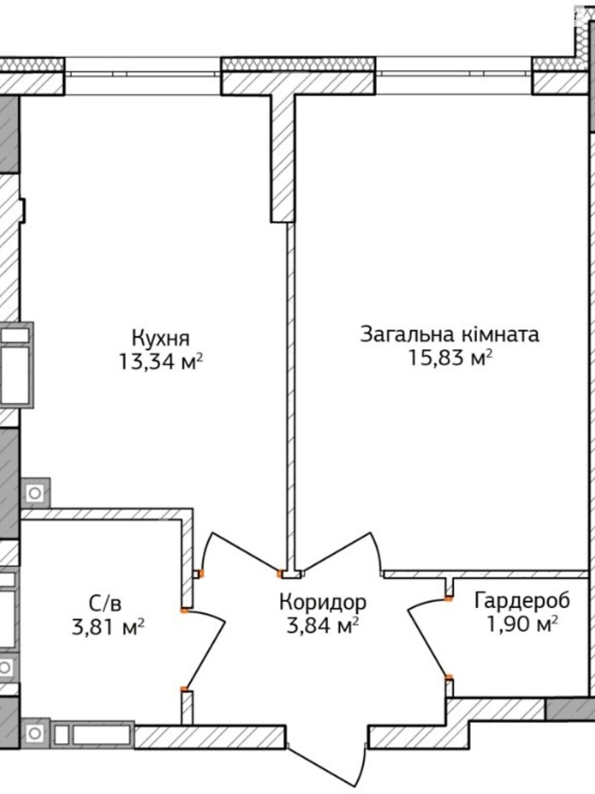 Продаж однокімнатної квартири в Ірпені, на вул. Літературна 25, район Ірпінь фото 1