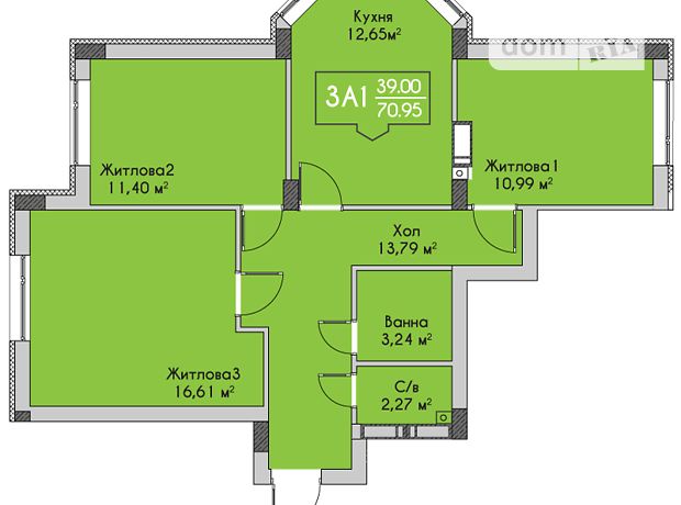 Продажа квартиры, 3 ком., Киевская, Ирпень, р‑н. Ирпень, Чехова улица, дом 27 Продажа квартиры, 3 ком., Киевская, Ирпень, р‑н. Ирпень, Чехова улица, дом 27