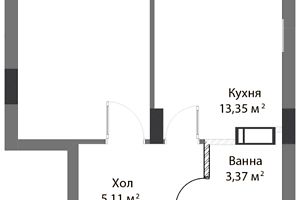 Продаж однокімнатної квартири в Ірпені, на вул. Літературна 27, район Ірпінь фото 2