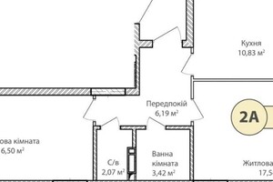 Продаж двокімнатної квартири в Ірпені, на вул. Ольги Кобилянської 72, район Ірпінь фото 2