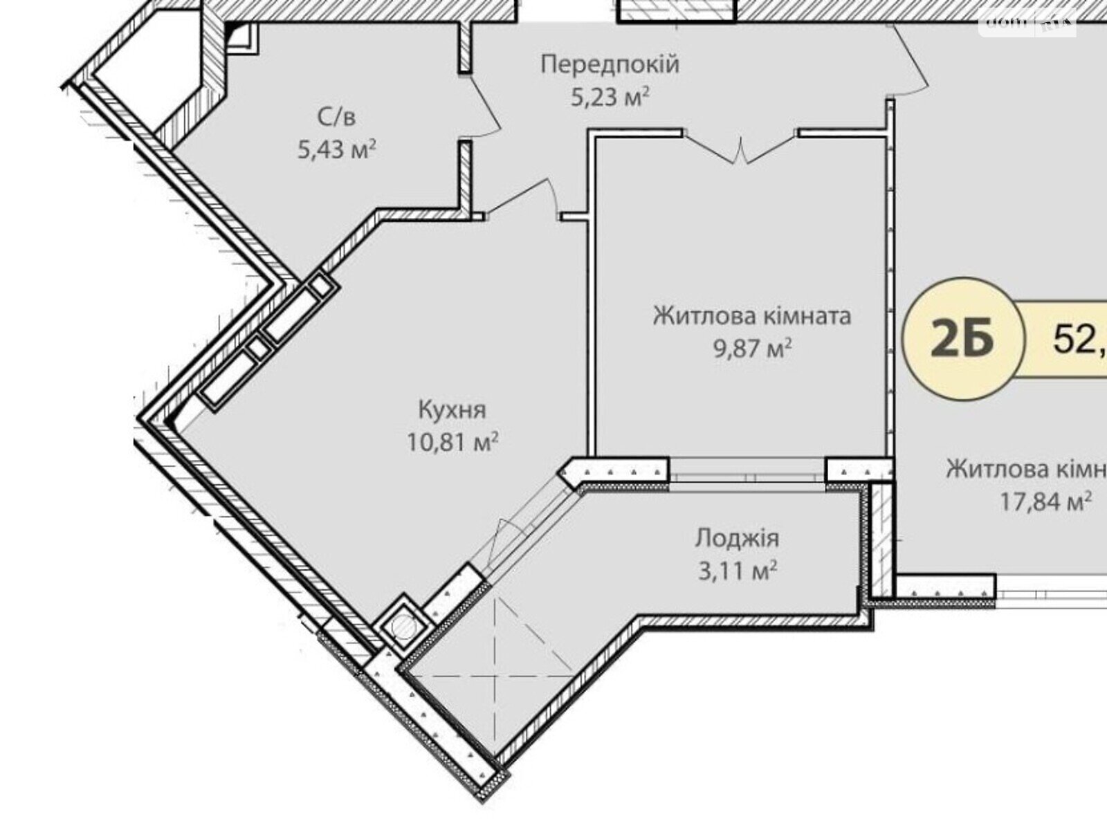 Продаж двокімнатної квартири в Ірпені, на вул. Достоєвського 74, район Ірпінь фото 1