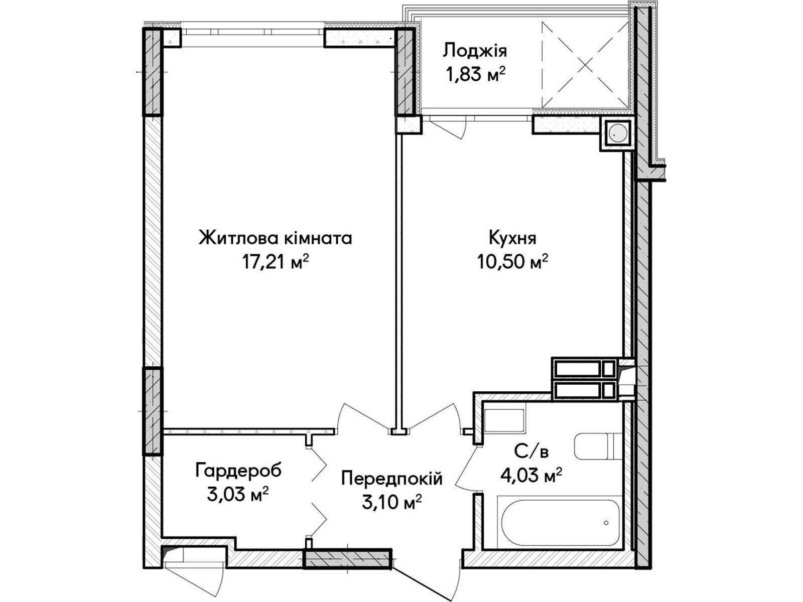 Продаж однокімнатної квартири в Ірпені, на вул. Ольги Кобилянської, район Ірпінь фото 1 Продаж однокімнатної квартири в Ірпені, на вул. Ольги Кобилянської, район Ірпінь фото 1
