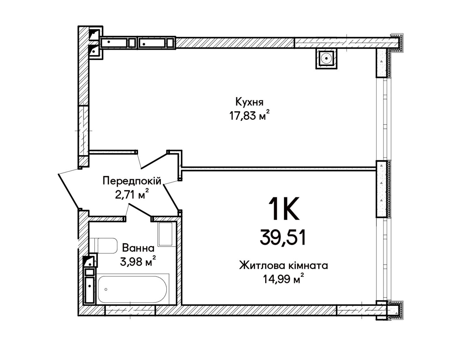 Продаж однокімнатної квартири в Ірпені, на вул. Ольги Кобилянської, район Ірпінь фото 1 Продаж однокімнатної квартири в Ірпені, на вул. Ольги Кобилянської, район Ірпінь фото 1