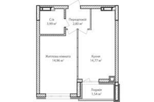 Продажа однокомнатной квартиры в Ирпене, на ул. Ольги Кобылянской 2, район Ирпень фото 2 Продажа однокомнатной квартиры в Ирпене, на ул. Ольги Кобылянской 2, район Ирпень фото 2