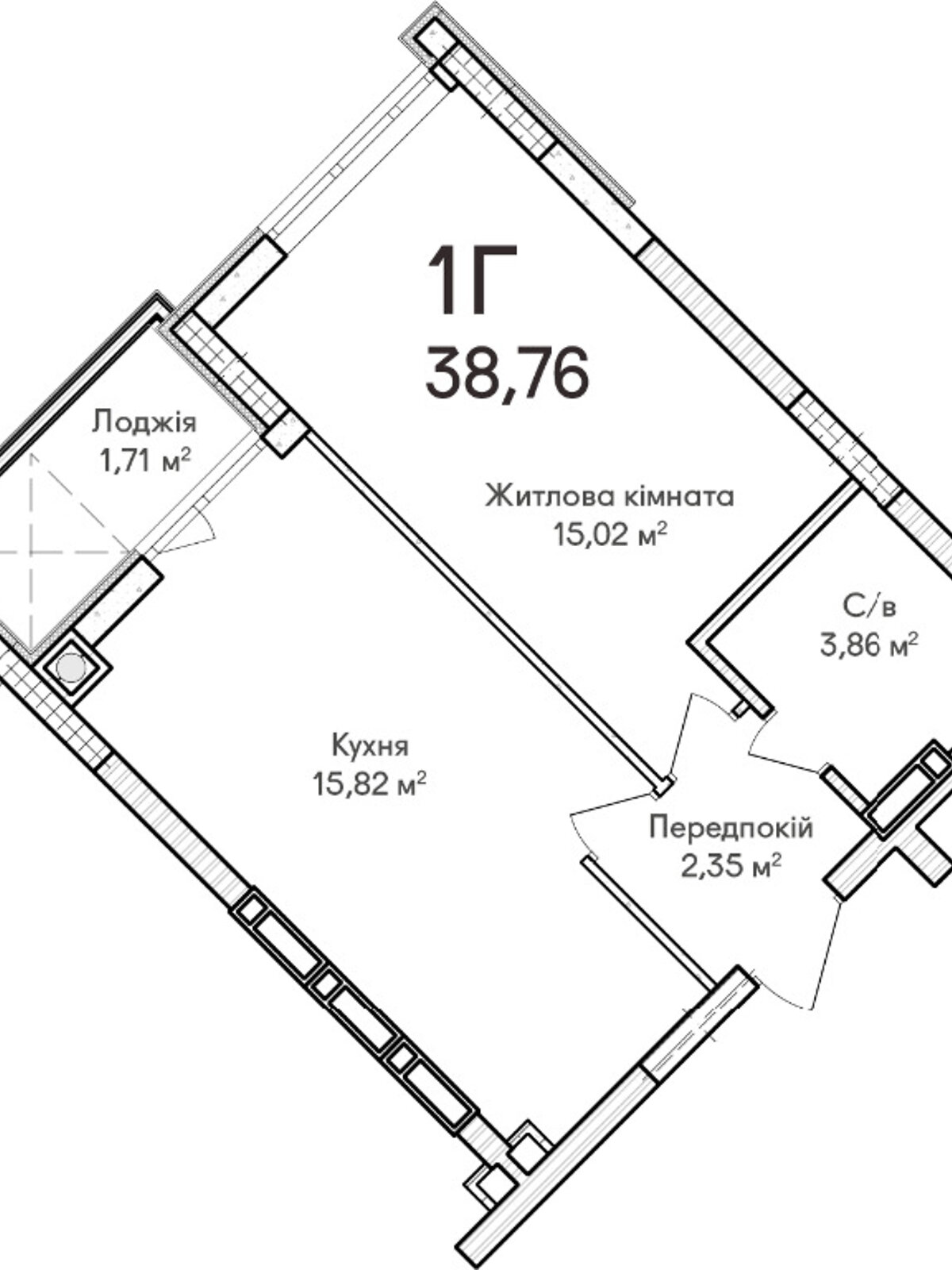 Продажа однокомнатной квартиры в Ирпене, на ул. Кобылянской Ольги 1В/20, район Ирпень фото 1 Продажа однокомнатной квартиры в Ирпене, на ул. Кобылянской Ольги 1В/20, район Ирпень фото 1