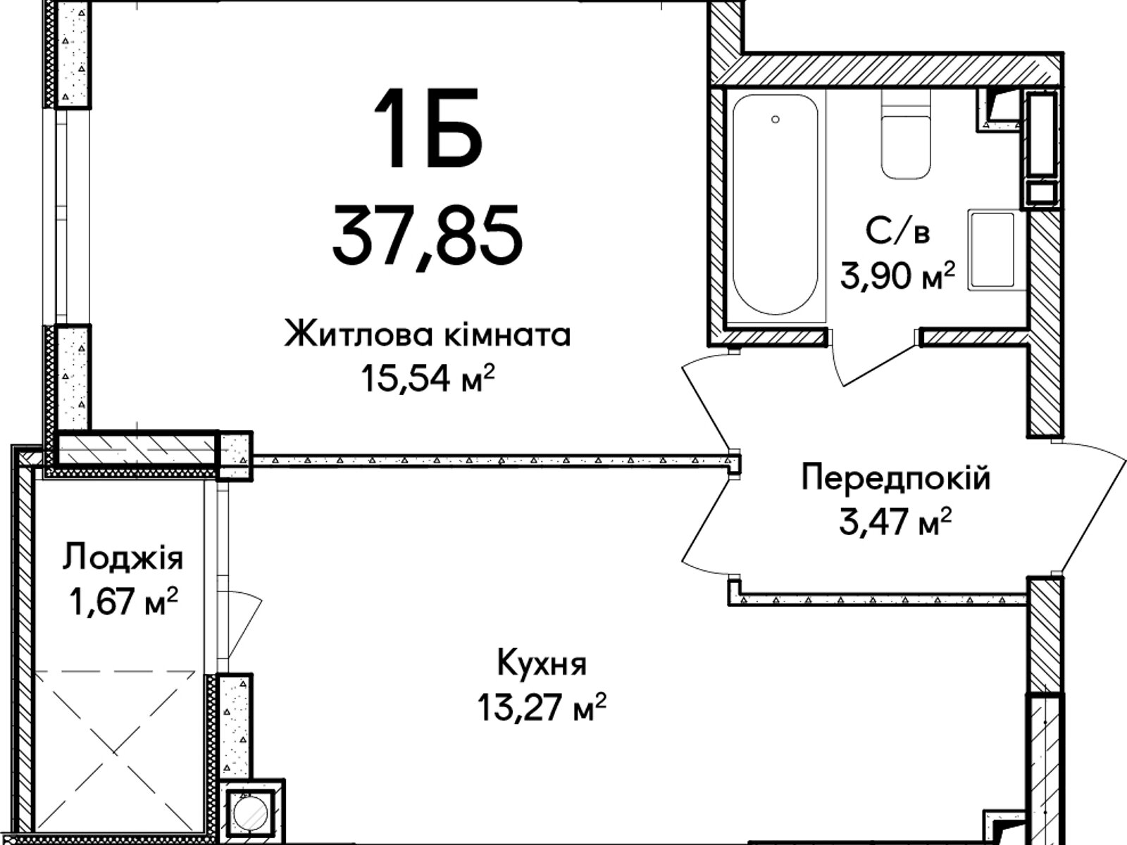 Продаж однокімнатної квартири в Ірпені, на вул. Кобилянської Ольги 19, кв. 52, район Ірпінь фото 1