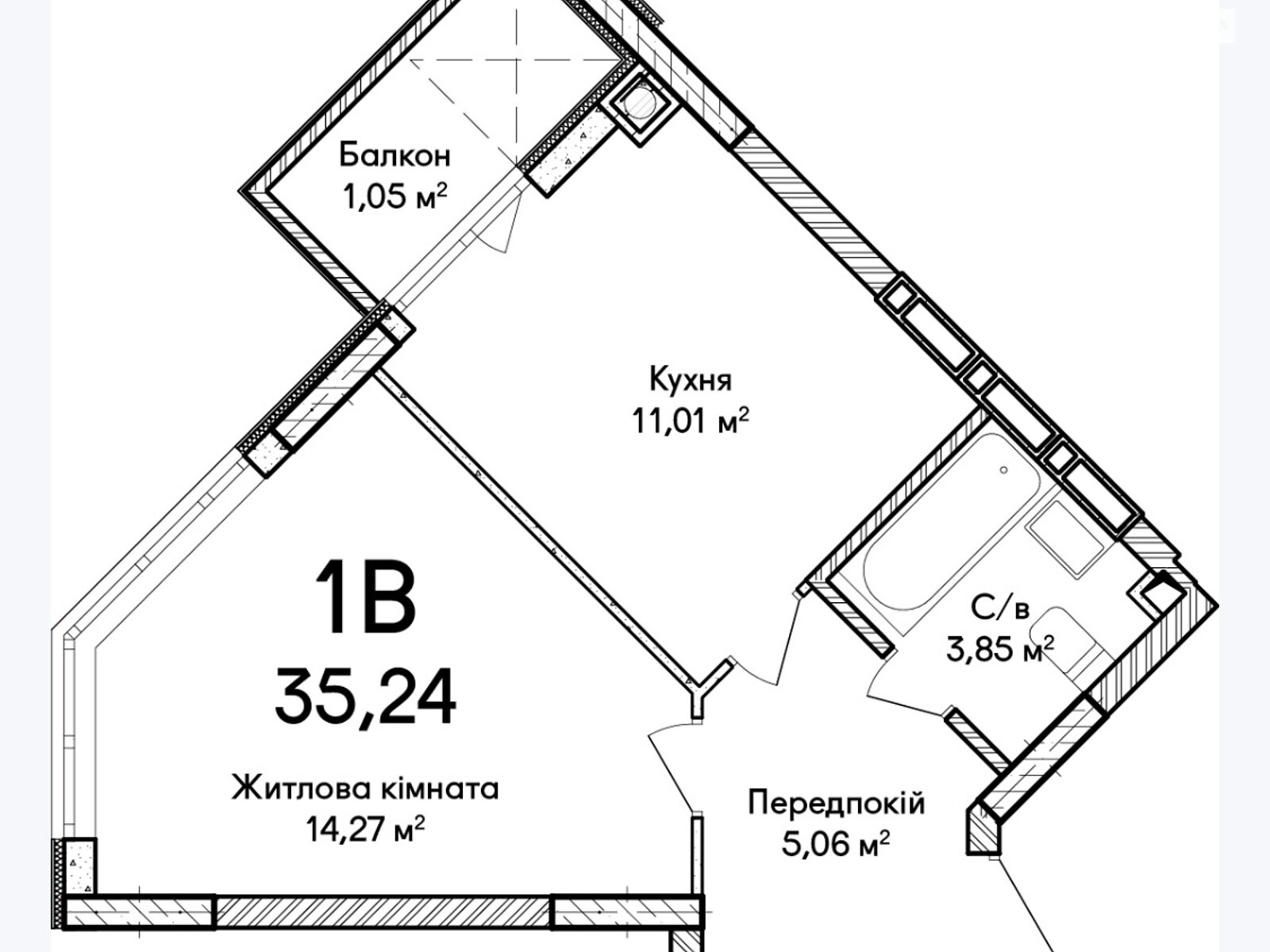 Продажа однокомнатной квартиры в Ирпене, на ул. Кобылянской Ольги, район Ирпень фото 1
