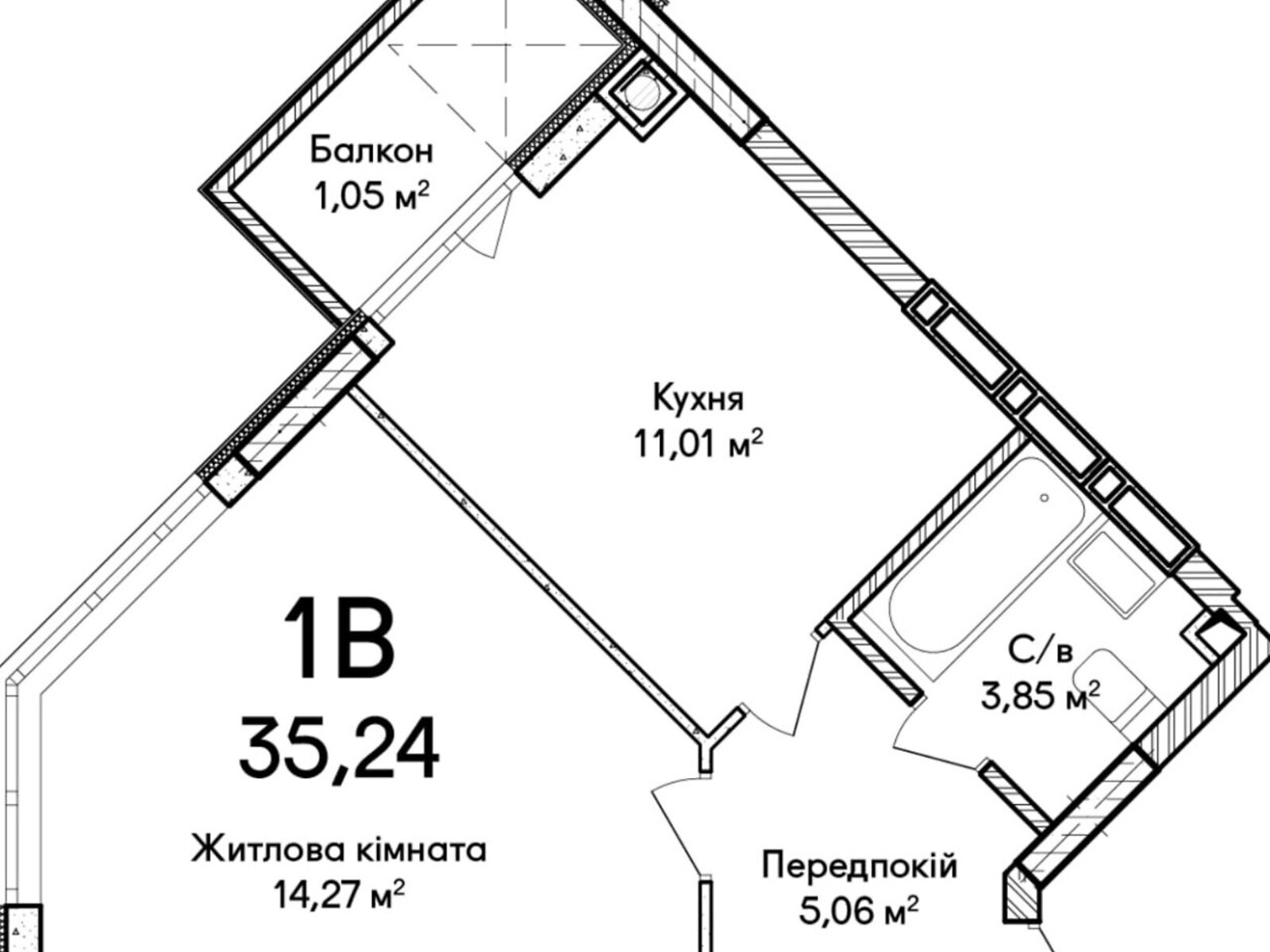 Продажа однокомнатной квартиры в Ирпене, на ул. Кобылянской Ольги, район Ирпень фото 1