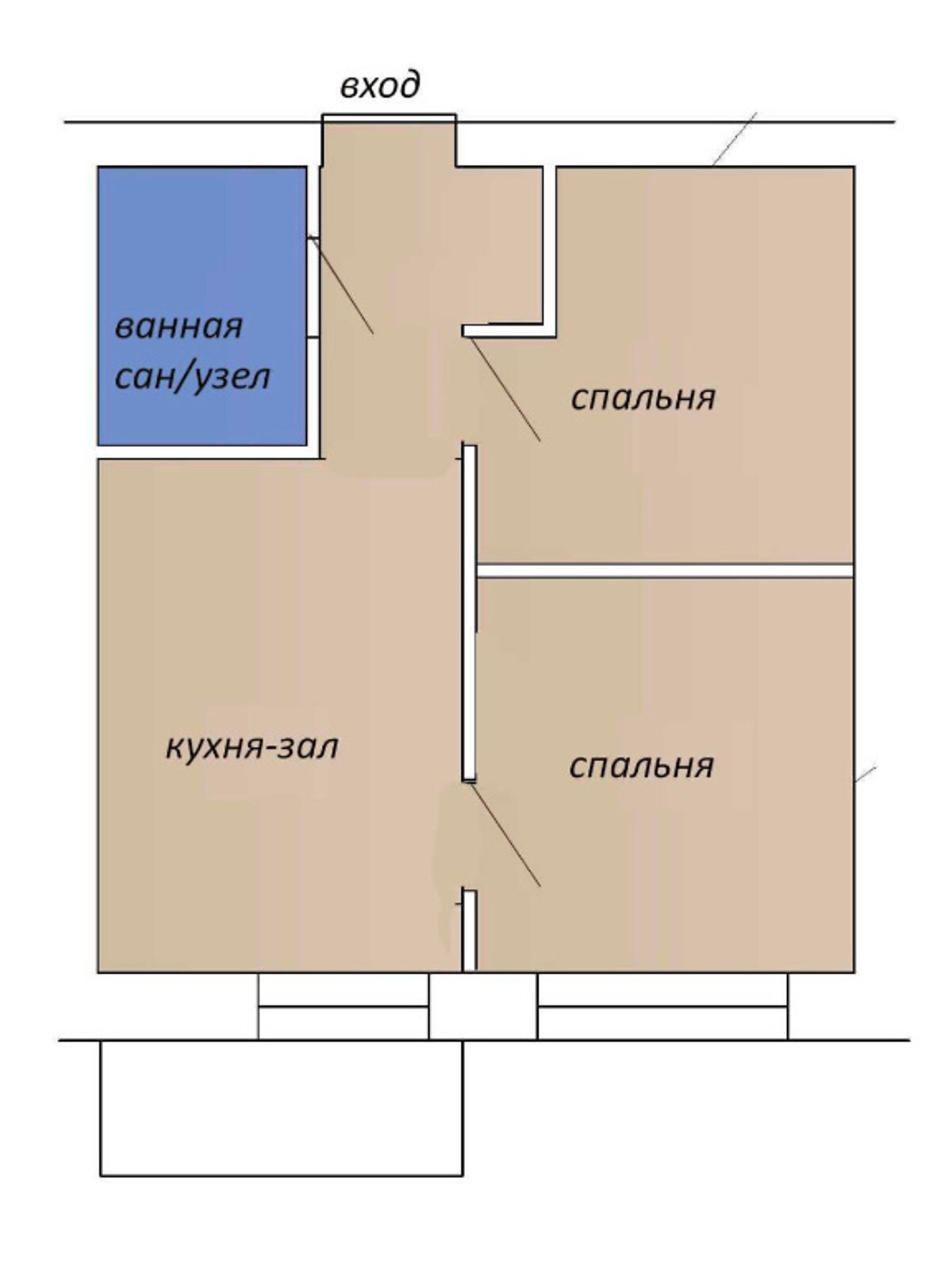 Продаж двокімнатної квартири в Ірпені, на вул. Білокур 2Г, район Ірпінь фото 1 Продаж двокімнатної квартири в Ірпені, на вул. Білокур 2Г, район Ірпінь фото 1