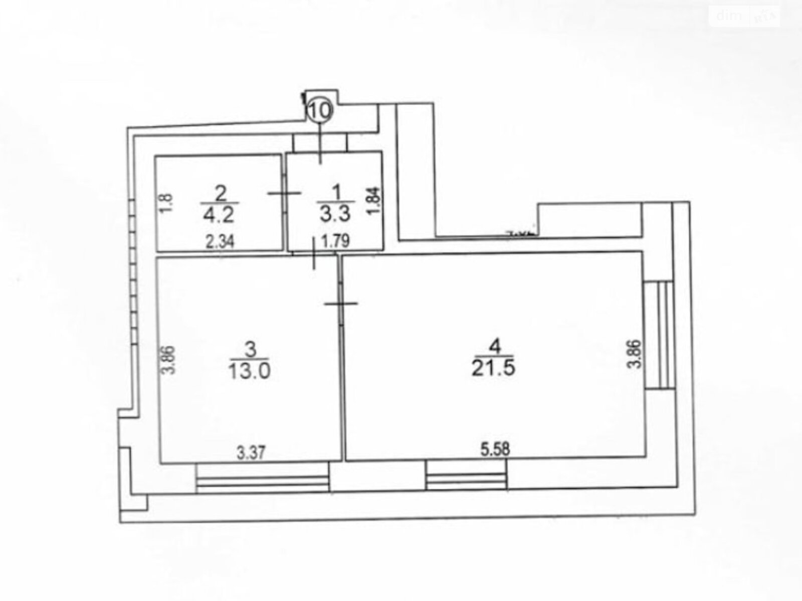 Продаж однокімнатної квартири в Ірпені, на вул. Рильського 5, кв. 10, район Ірпінь фото 1