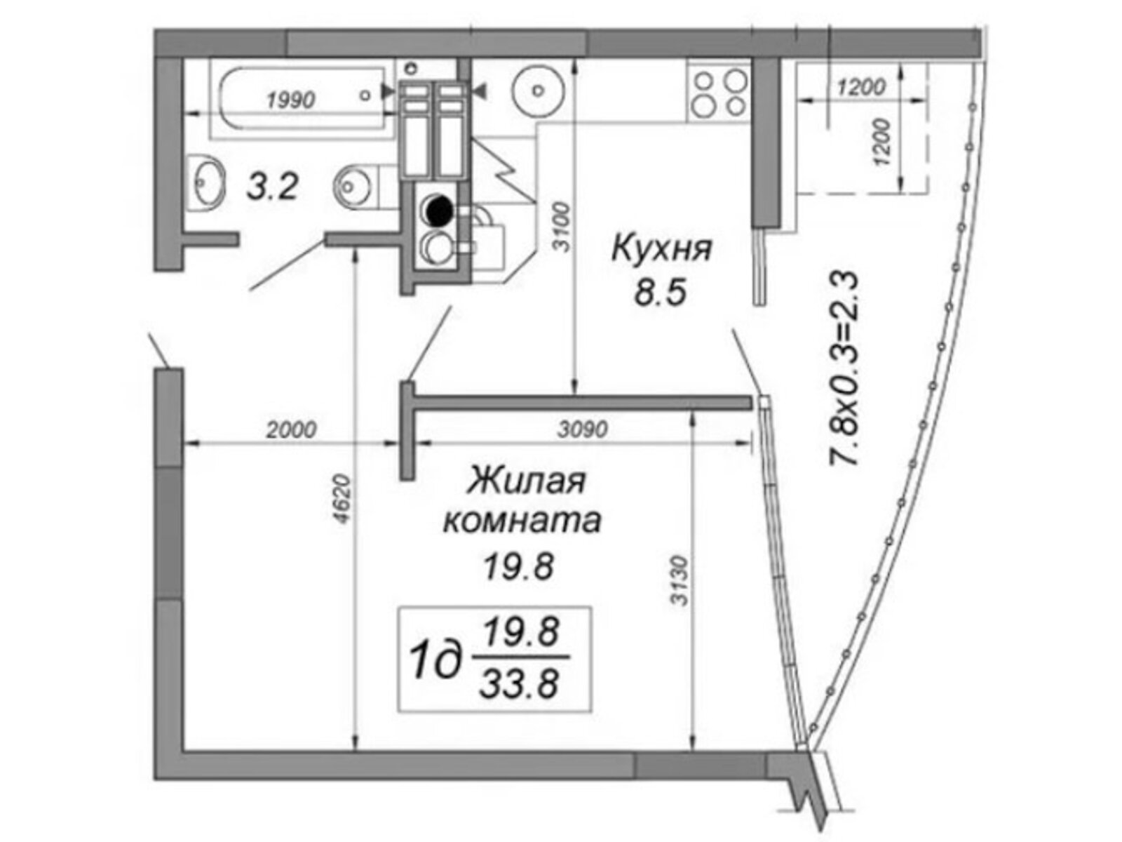 Продажа однокомнатной квартиры в Ирпене, на ул. Матвея Донцова 50/1, район Ирпень фото 1 Продажа однокомнатной квартиры в Ирпене, на ул. Матвея Донцова 50/1, район Ирпень фото 1