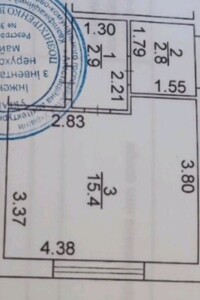 Продаж однокімнатної квартири в Ірпені, на вул. Миколи Сингаївського 55А, кв. 8, район Ірпінь фото 2