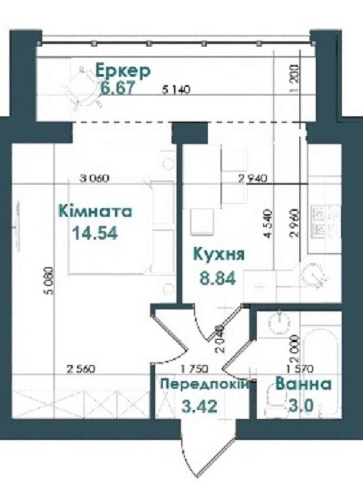 Продажа однокомнатной квартиры в Ирпене, на ул. Павла Глазового 13, район Ирпень фото 1
